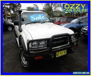 1993 Toyota Landcruiser GXL (4x4) White Manual 5sp M Wagon