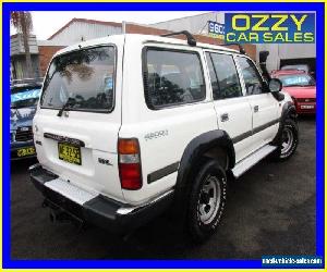 1993 Toyota Landcruiser GXL (4x4) White Manual 5sp M Wagon