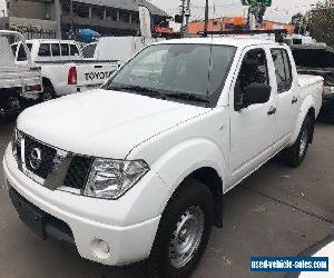 2012 Nissan Navara D40 MY12 RX (4x2) White Automatic 5sp A Dual Cab Pick-up