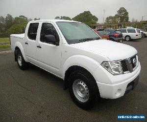 2012 Nissan Navara D40 MY12 RX (4x2) White Automatic 5sp A Dual Cab Pick-up