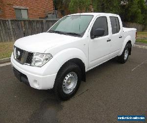 2012 Nissan Navara D40 MY12 RX (4x2) White Automatic 5sp A Dual Cab Pick-up