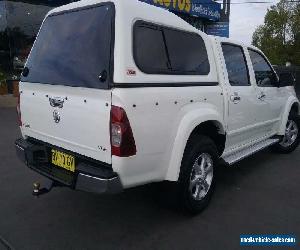 2007 Holden Rodeo RA MY07 LTZ White Manual 5sp M Crewcab