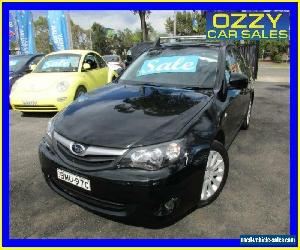 2010 Subaru Impreza MY10 R (AWD) Black Manual 5sp M Hatchback