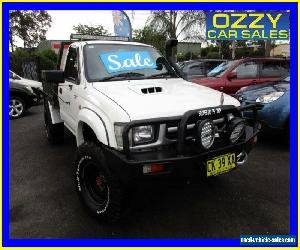 2000 Toyota Hilux LN167R (4x4) White Manual 5sp M Cab Chassis