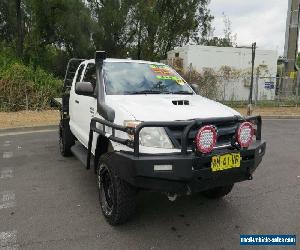 2006 Toyota Hilux KUN26R MY07 SR White Manual 5sp M 2D CAB CHASSIS