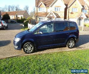 2007/56 VOLKSWAGEN TOURAN SE 2.0 TDI 140 5DR BLUE 7 SEAT FSH FVWSH