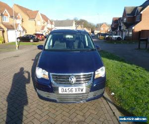 2007/56 VOLKSWAGEN TOURAN SE 2.0 TDI 140 5DR BLUE 7 SEAT FSH FVWSH