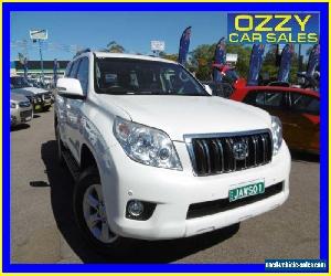 2013 Toyota Landcruiser VDJ200R MY13 Prado Altitude (4x4) White Automatic 6sp A