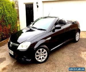 **LOW MILES** 2008 VAUXHALL TIGRA TWINPORT BLACK CONVERTIBLE 1.4 PETROL MANUAL