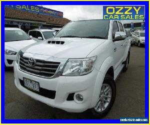 2013 Toyota Hilux KUN26R MY14 SR5 (4x4) White Automatic 5sp A Dual Cab Pick-up