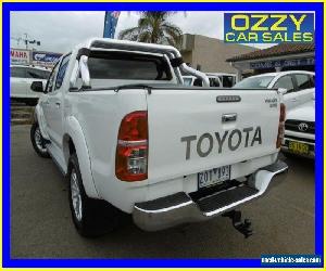 2013 Toyota Hilux KUN26R MY14 SR5 (4x4) White Automatic 5sp A Dual Cab Pick-up