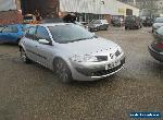 2006 RENAULT MEGANE MAXIM DCI SILVER SPARES OR REPAIRS for Sale