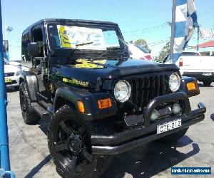 2006 Jeep Wrangler TJ Golden Eagle Black Manual 6sp M Softtop