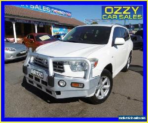 2009 Toyota Kluger GSU45R KX-R (4x4) 5 Seat White Automatic 5sp A Wagon