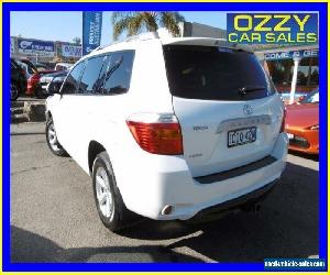 2009 Toyota Kluger GSU45R KX-R (4x4) 5 Seat White Automatic 5sp A Wagon