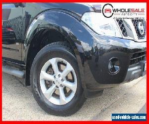 2011 Nissan Navara st-x 550 v6 turbo diesel Black Automatic A Utility