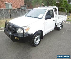 2008 Toyota Hilux GGN15R 08 Upgra SR White Automatic 5sp A Cab Chassis