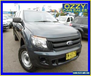 2013 Ford Ranger PX XL 3.2 (4x4) Grey Manual 6sp M Dual Cab Utility