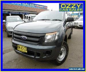 2013 Ford Ranger PX XL 3.2 (4x4) Grey Manual 6sp M Dual Cab Utility