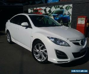 2011 Mazda 6 GH MY11 Luxury Sports White Pearl Automatic 5sp A Hatchback