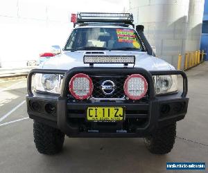 2011 Nissan Patrol GU 7 MY10 ST White Manual 5sp M Wagon