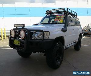 2011 Nissan Patrol GU 7 MY10 ST White Manual 5sp M Wagon