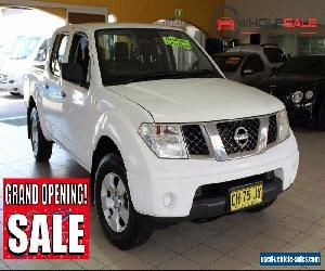 2011 Nissan Navara ST White Automatic A Utility