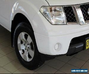 2011 Nissan Navara ST White Automatic A Utility