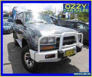 1992 Toyota Landcruiser GXL (4x4) Grey Automatic 4sp A Wagon