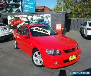 2003 Ford Falcon BA XR6 Red Manual 5sp M Sedan