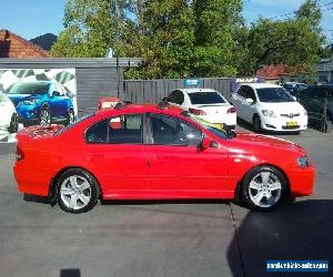 2003 Ford Falcon BA XR6 Red Manual 5sp M Sedan