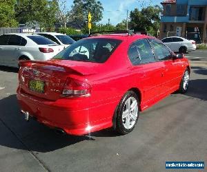 2003 Ford Falcon BA XR6 Red Manual 5sp M Sedan