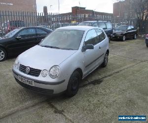 2003 VOLKSWAGEN POLO E SDI SILVER spares or repairs