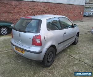 2003 VOLKSWAGEN POLO E SDI SILVER spares or repairs