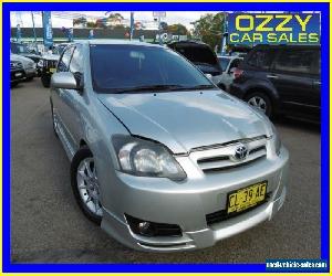 2005 Toyota Corolla ZZE123R Sportivo Silver Manual 6sp M Hatchback