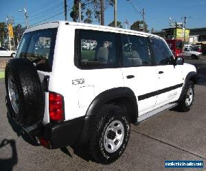 2001 Nissan Patrol GU II ST (4x4) White Manual 5sp M Wagon