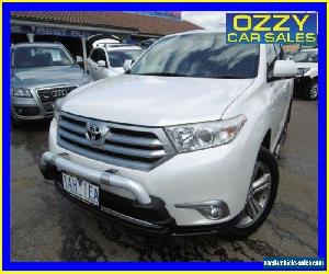 2013 Toyota Kluger GSU45R MY13 Upgrade KX-S (4x4) Pearl White Automatic 5sp A