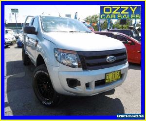 2013 Ford Ranger PX XL 3.2 (4x4) Highlight Silver Manual 6sp M