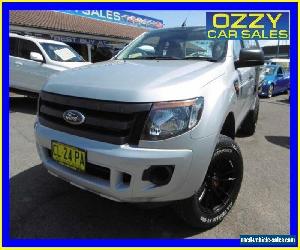 2013 Ford Ranger PX XL 3.2 (4x4) Highlight Silver Manual 6sp M