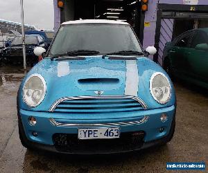 BLUE 2003 MINI COOPER S 6 SP MANUAL**1.6L SUPERCHARGED**LEATHER SEATS**