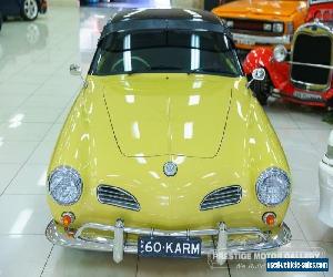 1961 Volkswagen Karmann Ghia Ghia Yellow Manual 4sp M Coupe