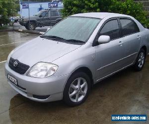 TOYOTA COROLLA 10/2003 5 SPEED MANUAL STEER AND AIR WITH NOVEMBER 2017 REGO 