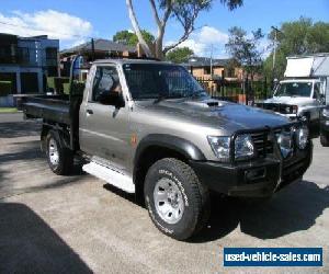 2006 Nissan Patrol GU DX (4x4) Silver Gold Manual 5sp M Cab Chassis