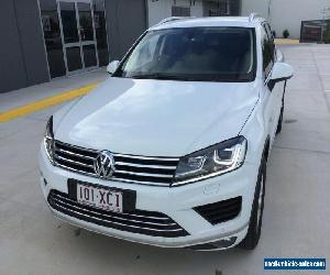 2015 Volkswagen Touareg 7P MY15 V6 TDI Pure White Automatic 8sp A Wagon