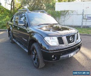 2009 Nissan Navara D40 Titanium Black Automatic 5sp A 4D UTILITY