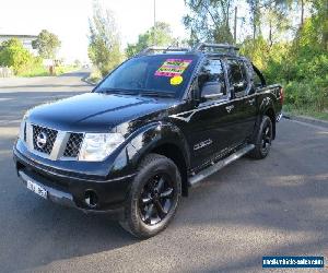 2009 Nissan Navara D40 Titanium Black Automatic 5sp A 4D UTILITY