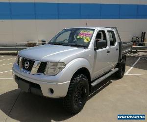 2011 Nissan Navara D40 MY11 RX Grey Manual 6sp M 4D UTILITY