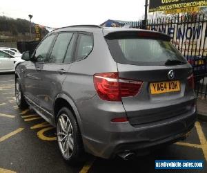 2015 64 BMW X3 2.0 XDRIVE20D M SPORT 5D AUTO 188 BHP DIESEL