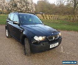 2006 BMW X3  2.0 DIESEL 6 SPEED MANUAL  SE BLACK  for Sale