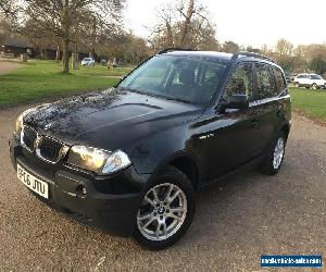 2006 BMW X3  2.0 DIESEL 6 SPEED MANUAL  SE BLACK 